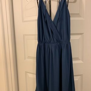 BCBG Navy Halter Dress